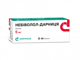 НЕБІВОЛОЛ-ДАРНИЦЯ табл. 5 мг №28