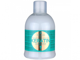 Каллос Keratin шампунь для відновлення волосся з кератином та протеїнами молока 1л
