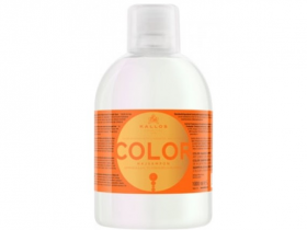 Каллос Color шампунь для фарбованого волосся з лляною олією та УФ фільтром 1л