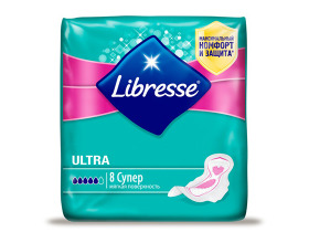 Прокладки гиг. Libresse Ultra Super Softl №8