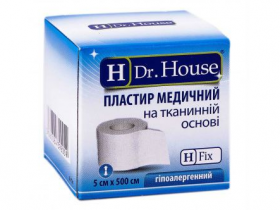 ЛЕЙКОПЛ.H Dr.House 5смх5м ткан.осн.