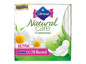 Прокладки гиг. Libresse Natural Care Ultra Normal №10