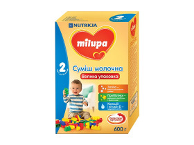 ДХ Milupa 2 суміш молоч. від 6 до 12міс. 600г