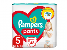 ПАМПЕРС трусики Pants Junior 5 (12-17кг) Джамбо №48